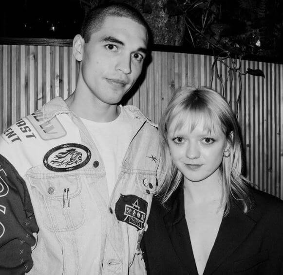 James Williams sister Maisie Williams with her boyfriend Reuben Selby.